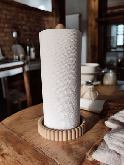Modern Paper Towel Holder – Kitchen Countertop Roll Organizer