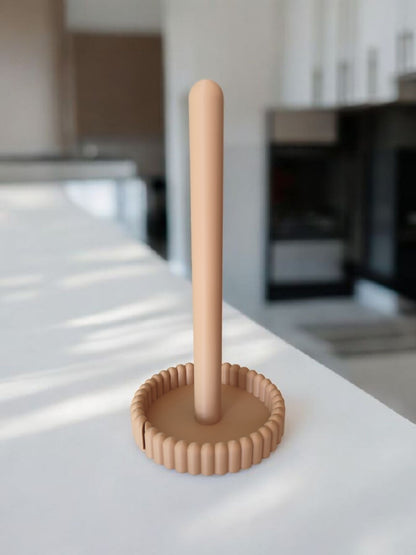 Modern Paper Towel Holder – Kitchen Countertop Roll Organizer