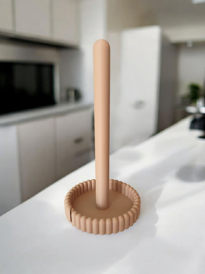Modern Paper Towel Holder – Kitchen Countertop Roll Organizer